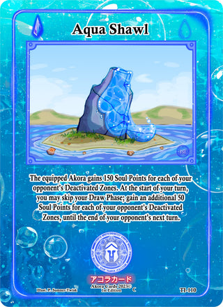 Aqua Shawl (110) (TI1E) - Akora TCG Single