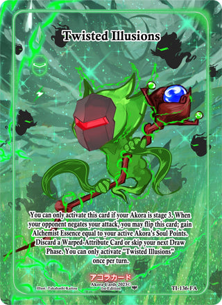 Twisted Illusions (Full Art) (136) (TI1E) - Akora TCG Single