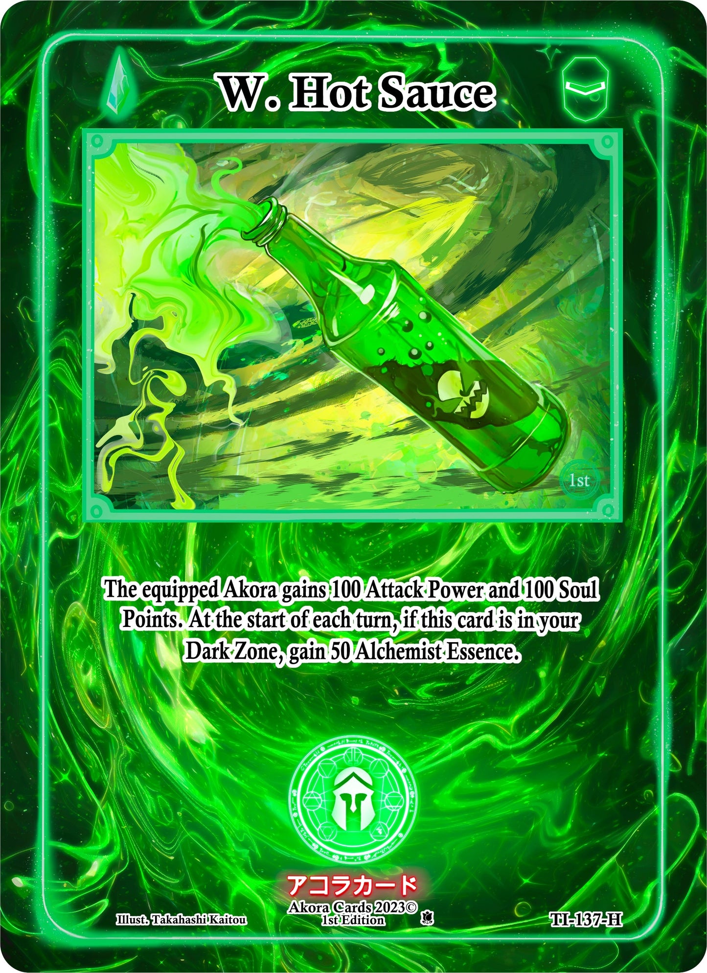 W. Hot Sauce (Holo) (137) (TI1E) - Akora TCG Single
