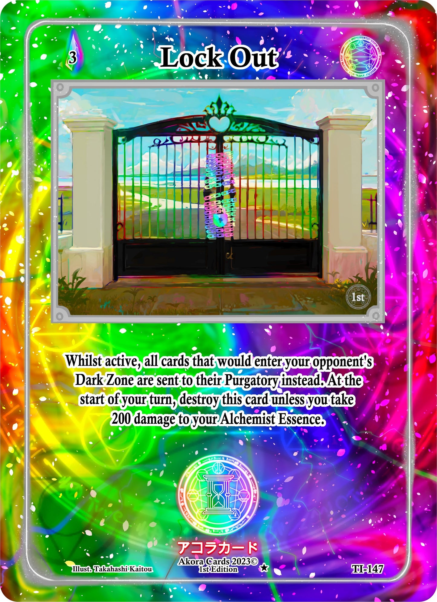 Lock Out (147) (TI1E) - Akora TCG Single