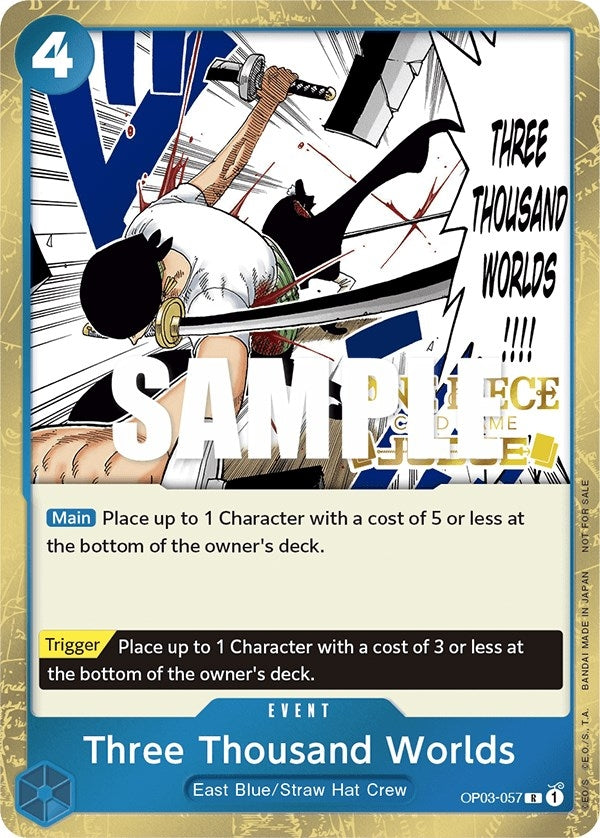 Three Thousand Worlds (Judge Pack Vol. 2) (3057) (OP-PR) - One Piece Card Game Single