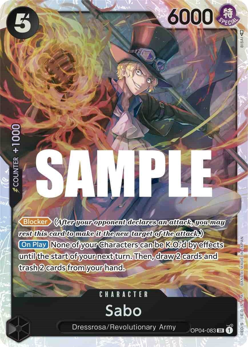 Sabo (4083) (OP04) - One Piece Card Game Single