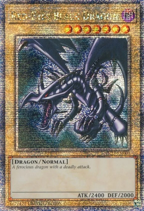 Red-Eyes Black Dragon (Quarter Century Secret Rare) (23003) (TN23) - YuGiOh Single