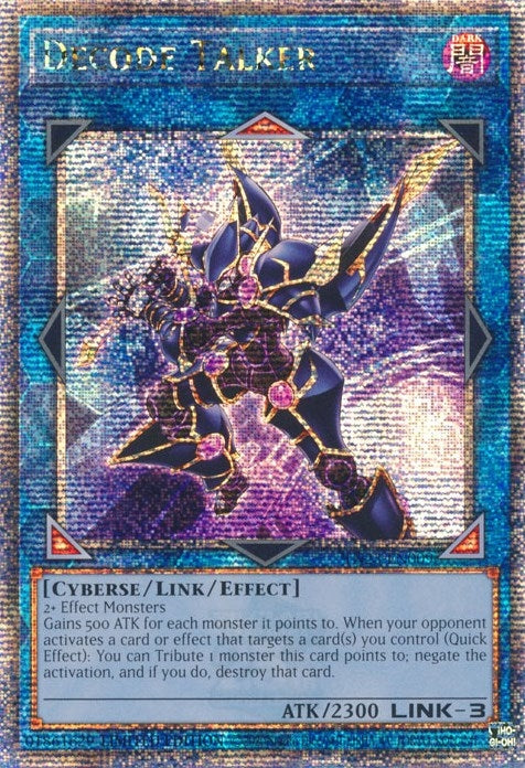 Decode Talker (Quarter Century Secret Rare) (23009) (TN23) - YuGiOh Single