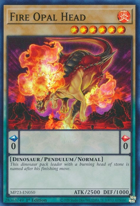 Fire Opal Head (23050) (MP23) - YuGiOh Single