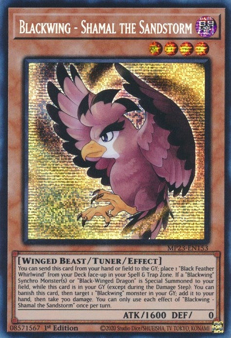 Blackwing - Shamal the Sandstorm (23153) (MP23) - YuGiOh Single