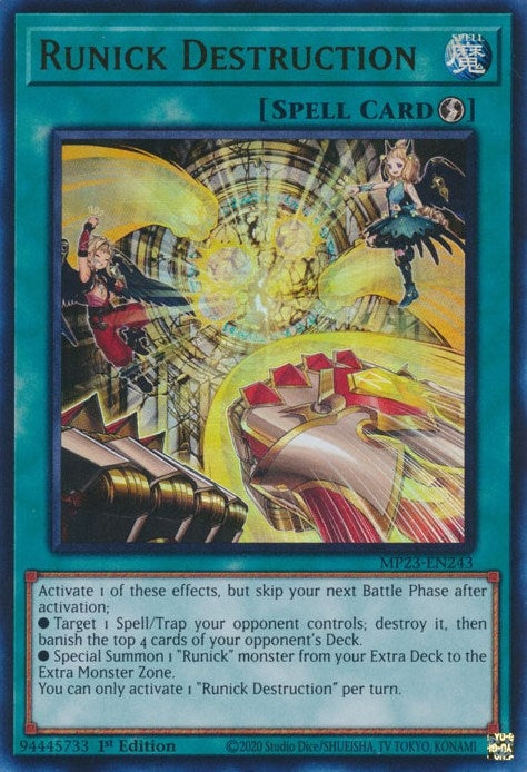 Runick Destruction (23243) (MP23) - YuGiOh Single