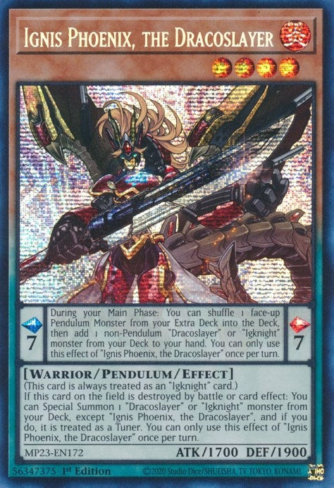 Ignis Phoenix the Dracoslayer (23172) (MP23) - YuGiOh Single