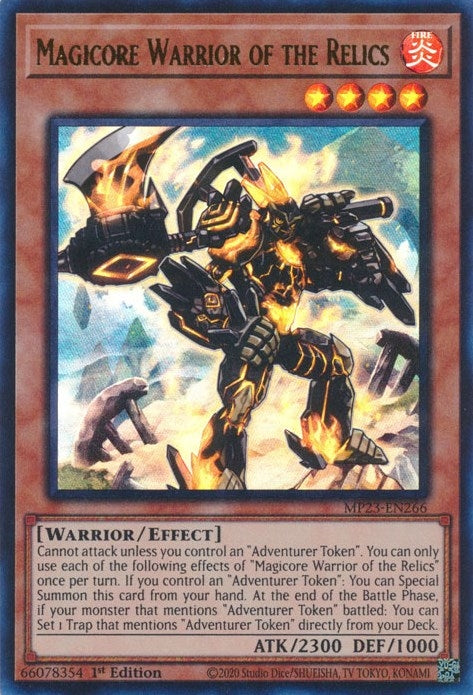 Magicore Warrior of the Relics (23266) (MP23) - YuGiOh Single