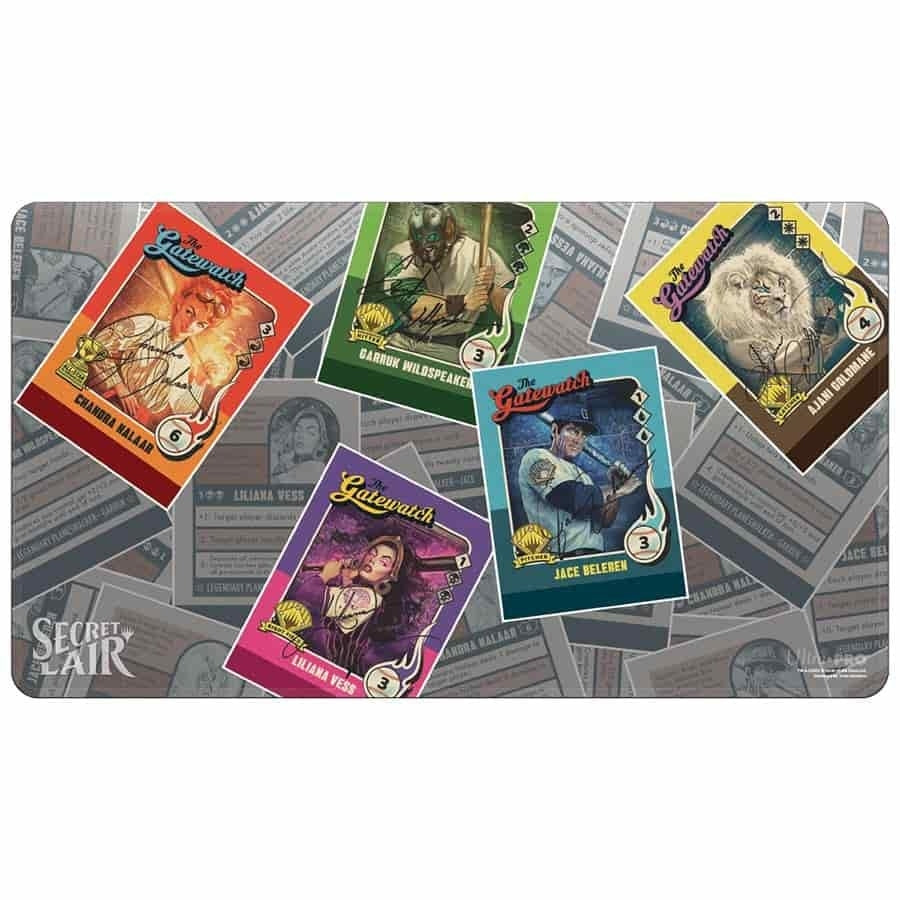 Secret Lair August 2023: Magic: the Baseballing White Stitched Standard Gaming Playmat for Magic: The Gathering