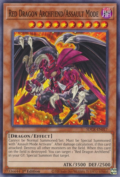 Red Dragon Archfiend/Assault Mode (17) (SDCK) - YuGiOh Single