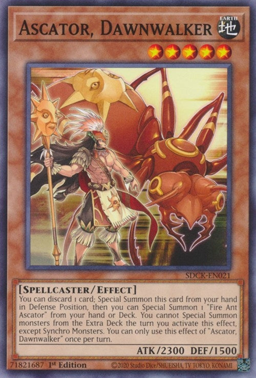 Ascator Dawnwalker (21) (SDCK) - YuGiOh Single