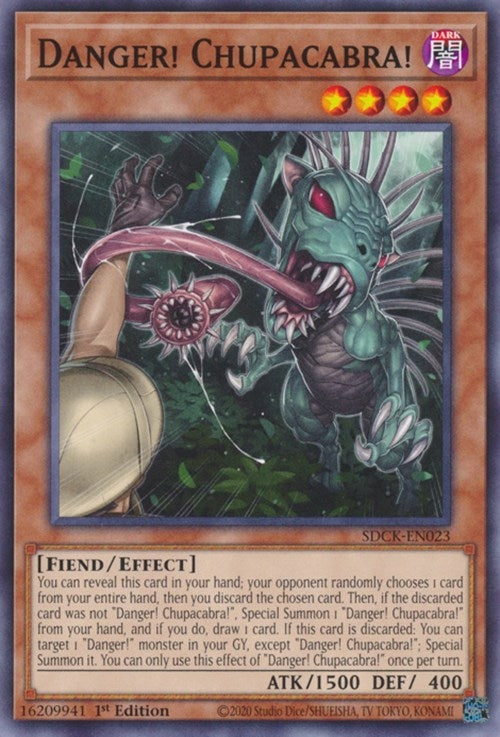 Danger! Chupacabra! (23) (SDCK) - YuGiOh Single