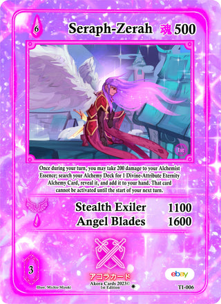 Seraph-Zerah (6) (TIE1E) - Akora TCG Single