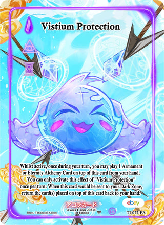 Vistium Protection (Full Art) (77) (TIE1E) - Akora TCG Single
