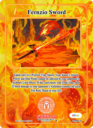 Fernzio Sword (Holo) (96) (TIE1E) - Akora TCG Single