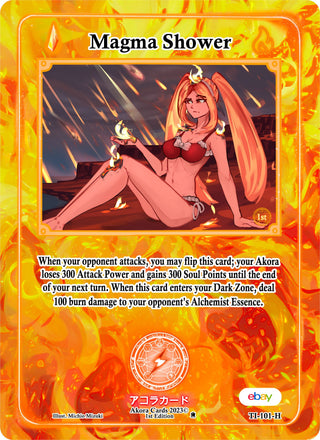 Magma Shower (Holo) (101) (TIE1E) - Akora TCG Single