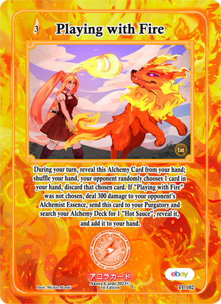 Playing with Fire (102) (TIE1E) - Akora TCG Single
