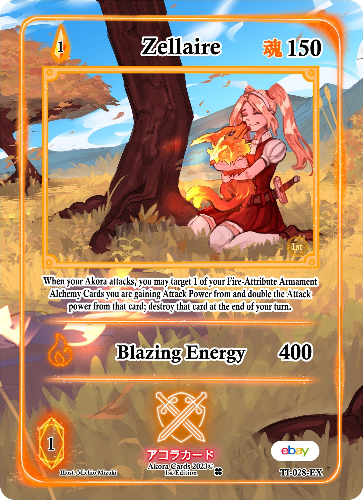 Zellaire (Extended Art) (28) (TIE1E) - Akora TCG Single