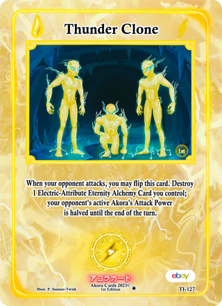 Thunder Clone (127) (TIE1E) - Akora TCG Single