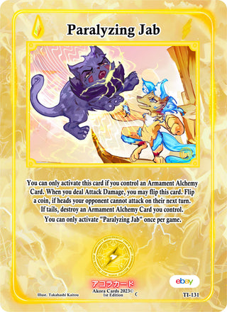 Paralyzing Jab (131) (TIE1E) - Akora TCG Single