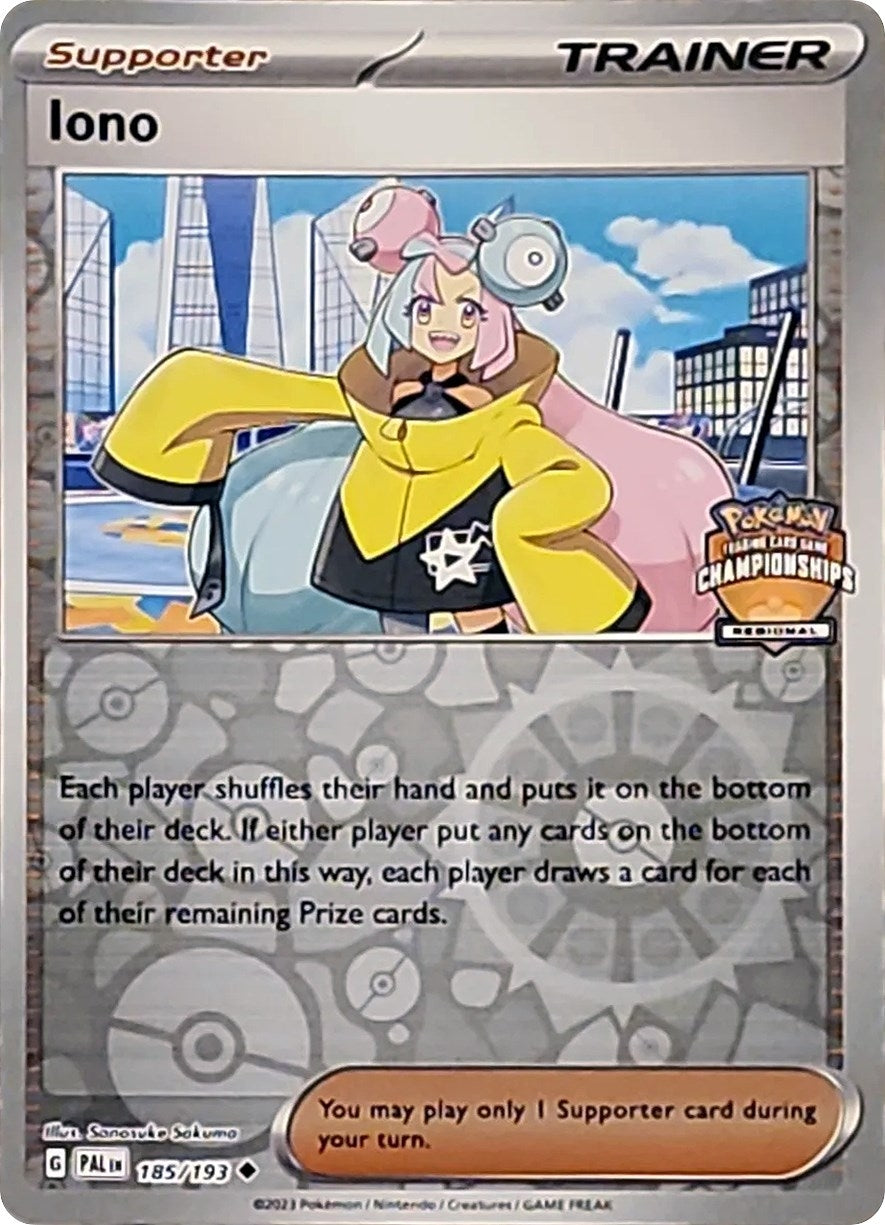 Image for Iono - 185/193 (Regional Championships) (185/193) (League & Championship Cards) - Pokemon