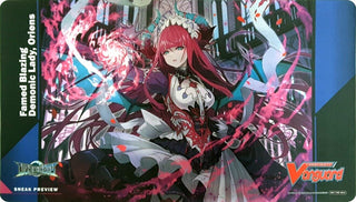Cardfight!! Vanguard overDress Preorder Playmat: Clash of the Heroes - Famed Blazing Demonic Lady Oriens - Playmats