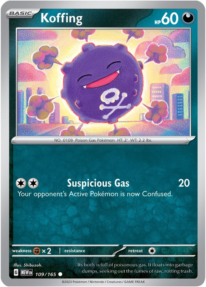 Koffing (109/165) (SV: Scarlet & Violet 151)