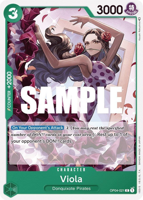 Viola (4021) (OP04) - One Piece Card Game Single