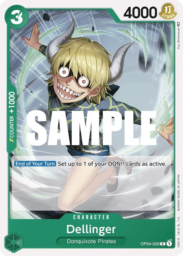 Dellinger (4029) (OP04) - One Piece Card Game Single