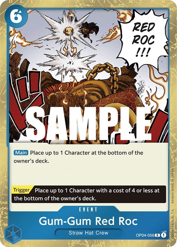 Gum-Gum Red Roc (4056) (OP04) - One Piece Card Game Single