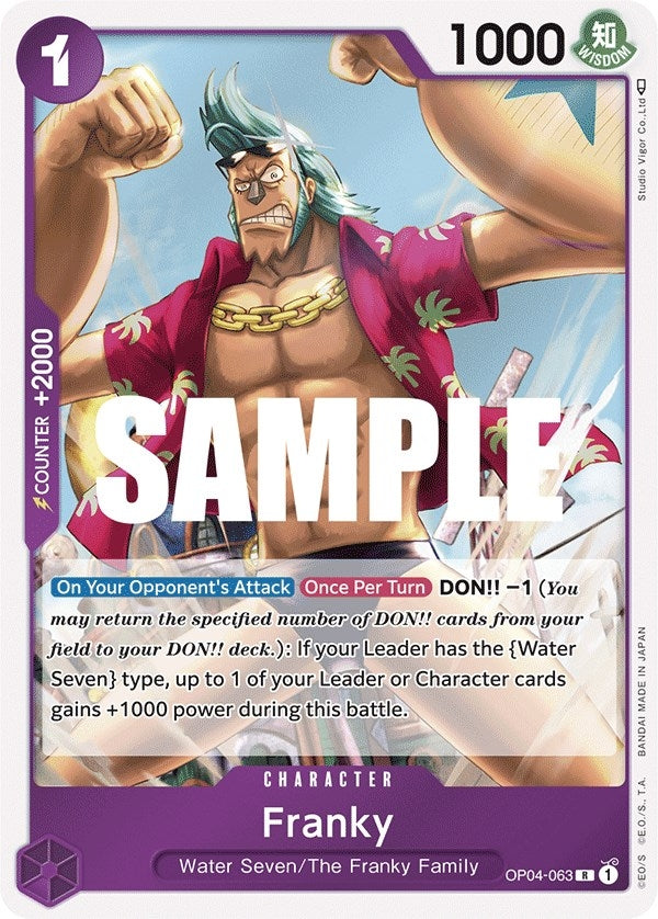 Franky (4063) (OP04) - One Piece Card Game Single