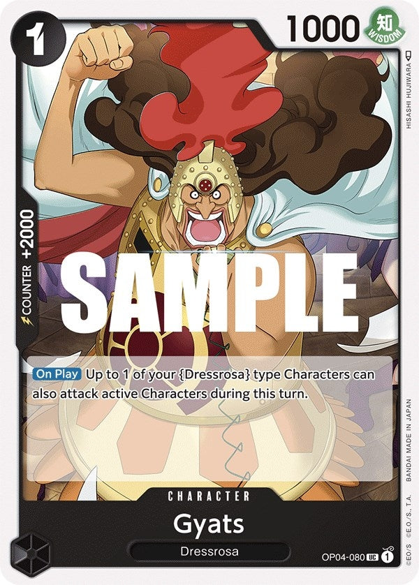 Gyats (4080) (OP04) - One Piece Card Game Single
