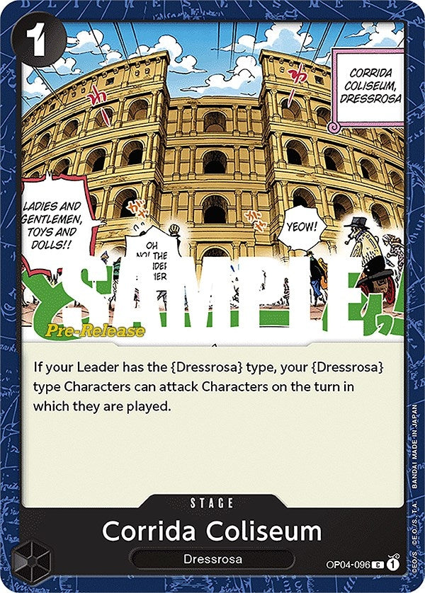 Corrida Coliseum (4096) (OP04 PRE) - One Piece Card Game Single