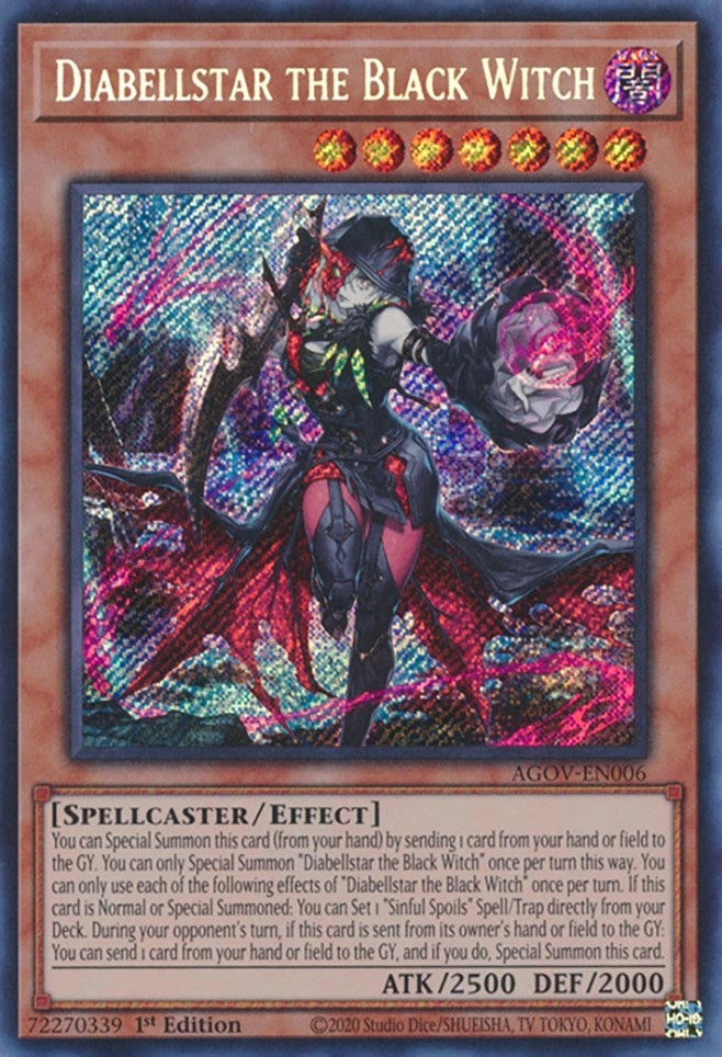 Diabellstar the Black Witch (6) (AGOV) - YuGiOh Single