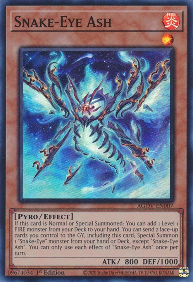 Snake-Eye Ash (7) (AGOV) - YuGiOh Single