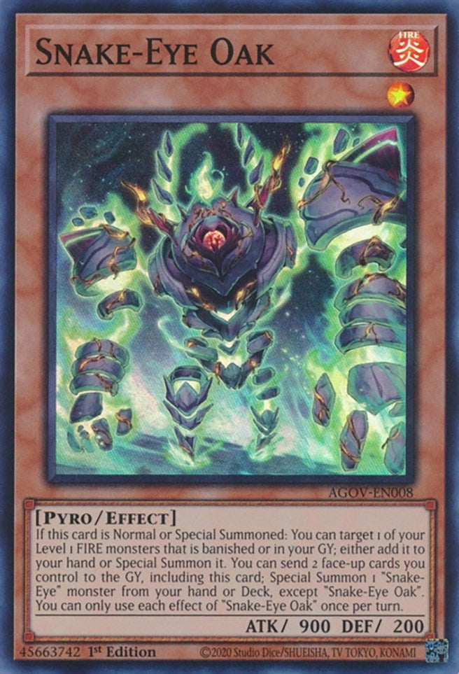 Snake-Eye Oak (8) (AGOV) - YuGiOh Single