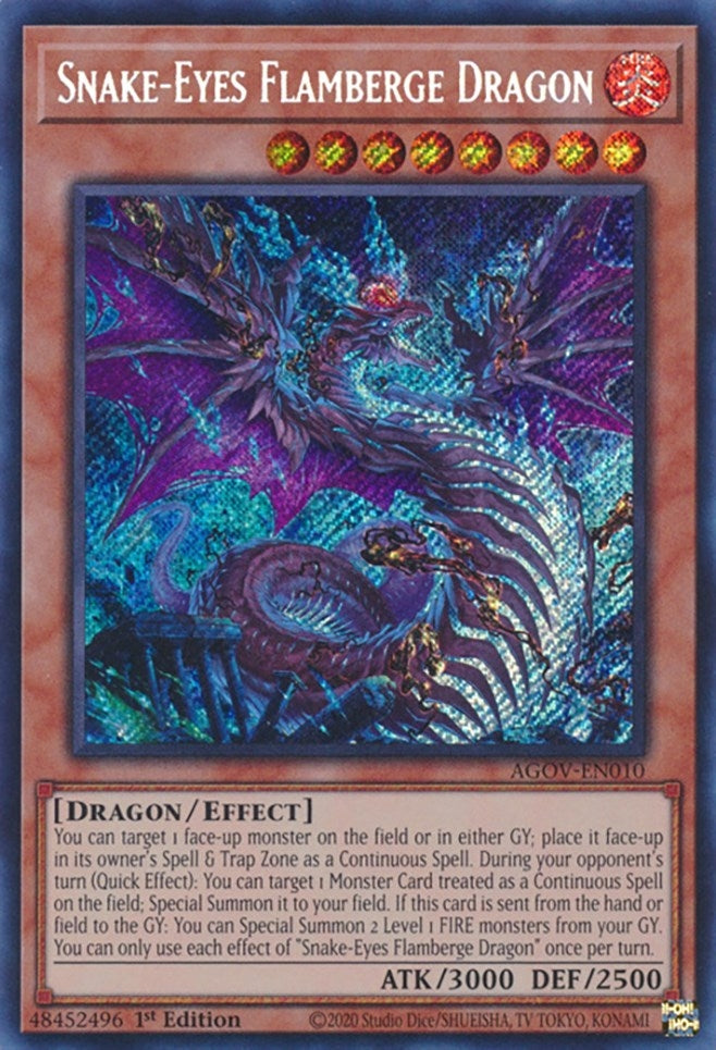 Snake-Eyes Flamberge Dragon (10) (AGOV) - YuGiOh Single