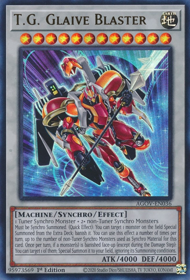 T.G. Glaive Blaster (36) (AGOV) - YuGiOh Single