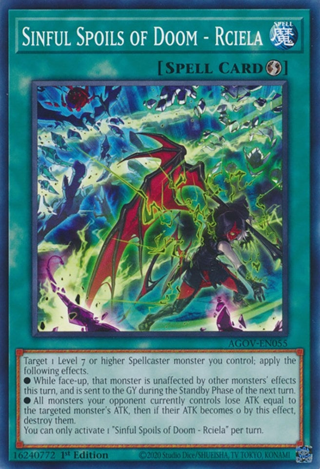 Sinful Spoils of Doom - Rciela (55) (AGOV) - YuGiOh Single
