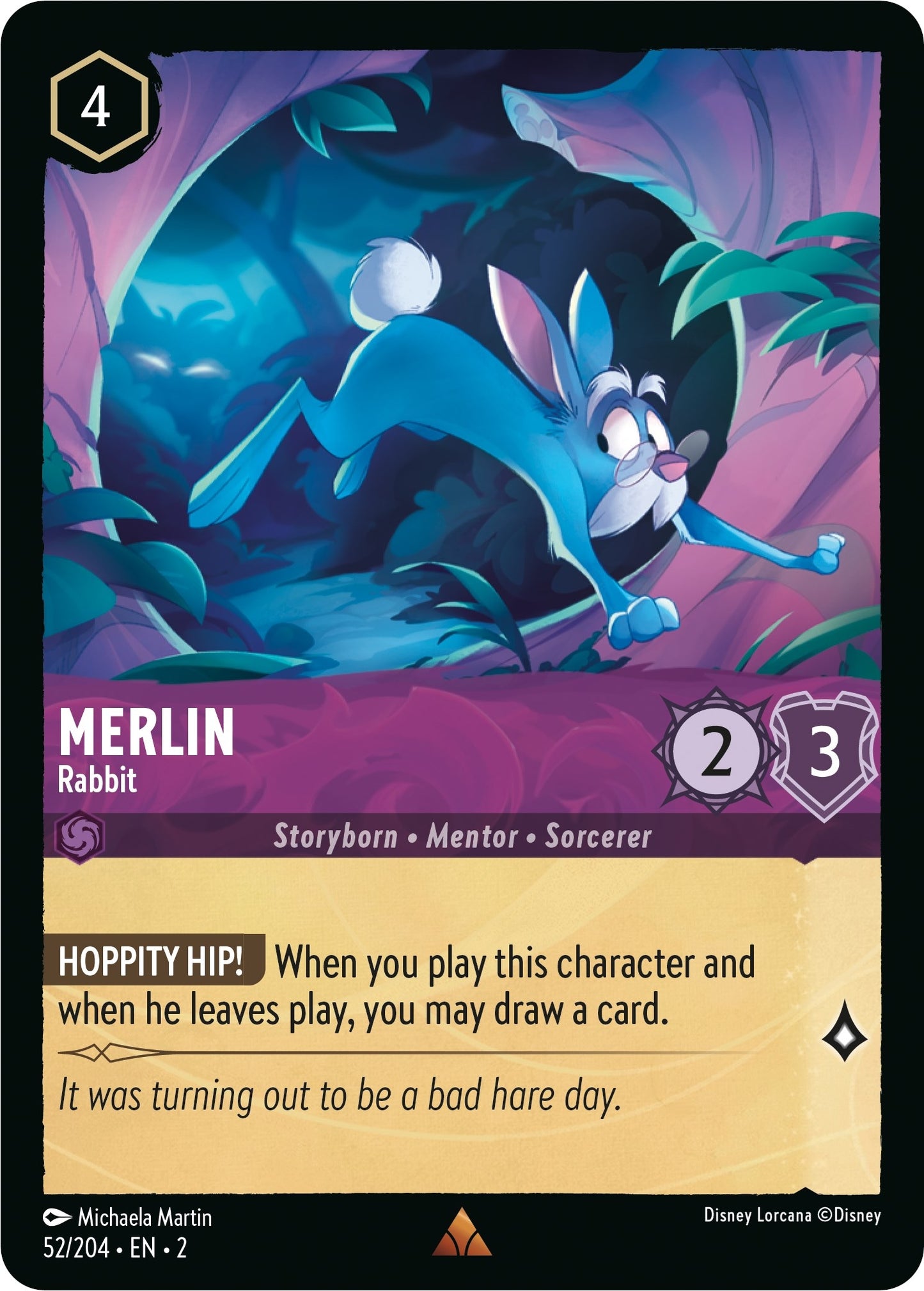 Merlin - Rabbit (52) (2) - Disney Lorcana Single