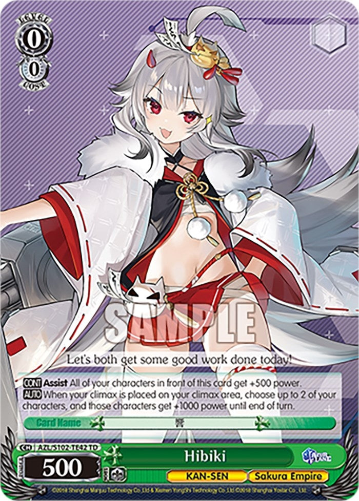 Hibiki (10242) - Weiss Schwarz Single