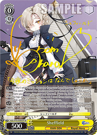 Sheffield (SP) (Gold Signature) (102005) - Weiss Schwarz Single