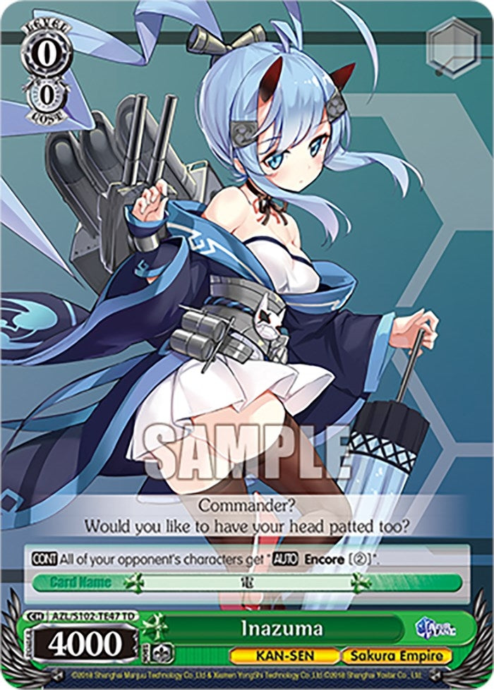 Inazuma (10247) - Weiss Schwarz Single