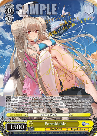 Formidable (SP) (Gold Signature) (102007) - Weiss Schwarz Single
