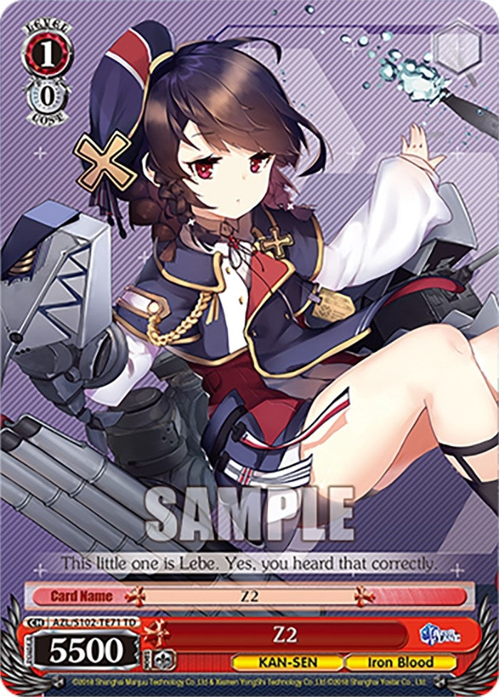 Z2 (10271) - Weiss Schwarz Single