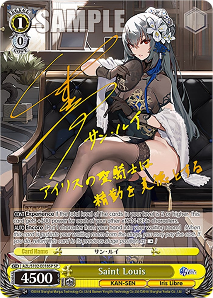 Saint Louis (SP) (Gold Signature) (102018) - Weiss Schwarz Single