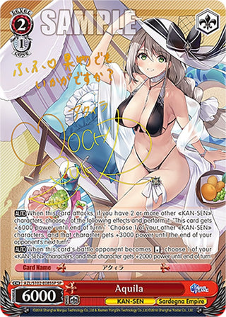 Aquila (SP) (Gold Signature) (102085) - Weiss Schwarz Single