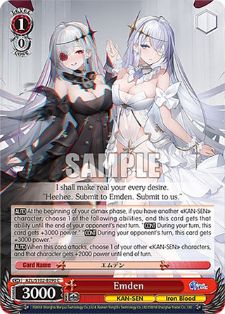 Emden (102090) - Weiss Schwarz Single
