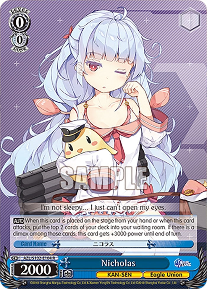 Nicholas (102104) - Weiss Schwarz Single